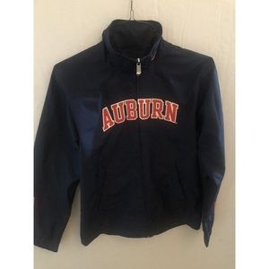 NCAA Jacket Mens Small Blue University of Auburn Logo